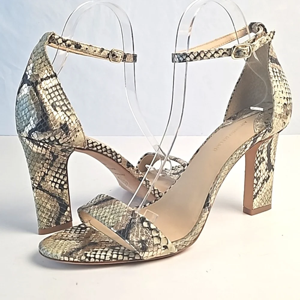 ANTONIO MELANI Snakeskin Heels - Picture 2 of 16